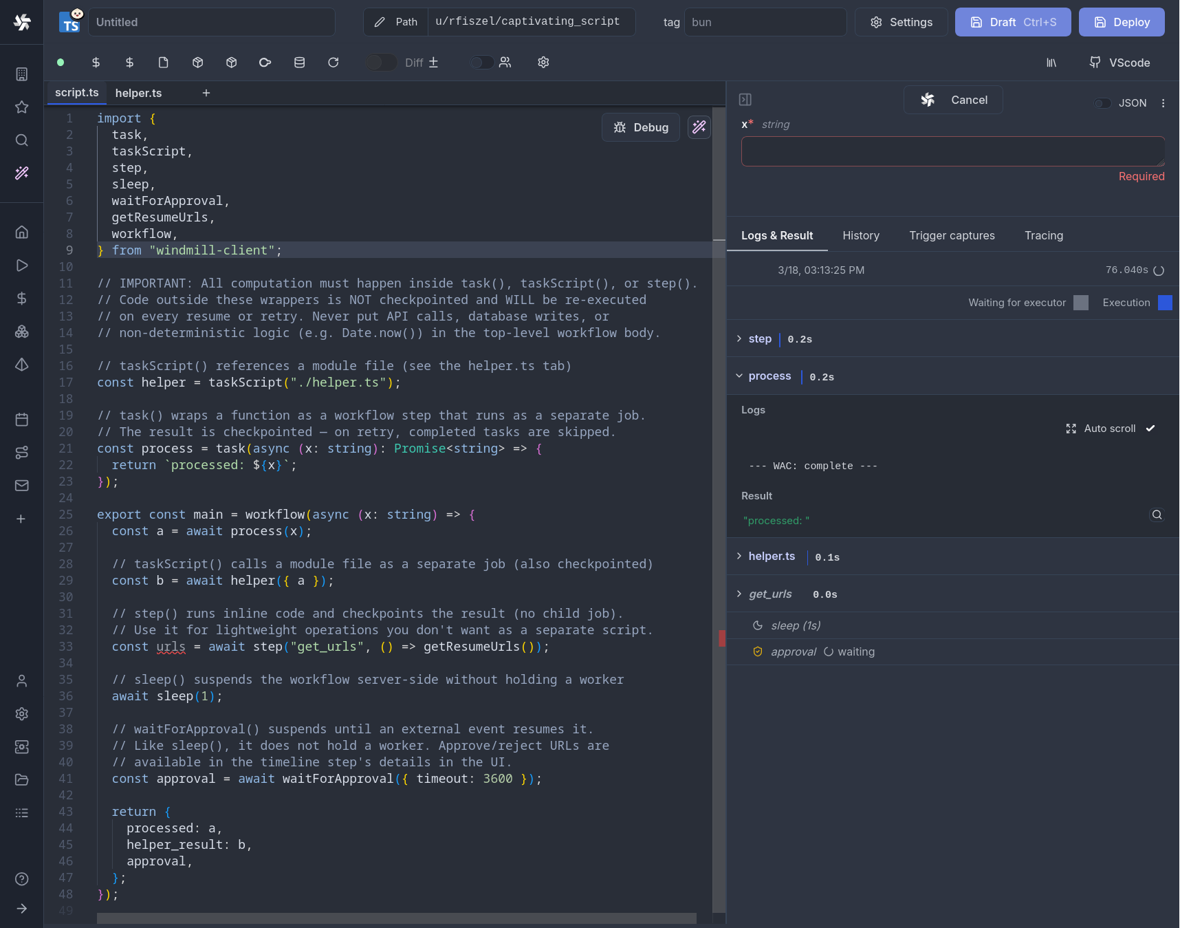 Flow as code in Python Flow as code in Python